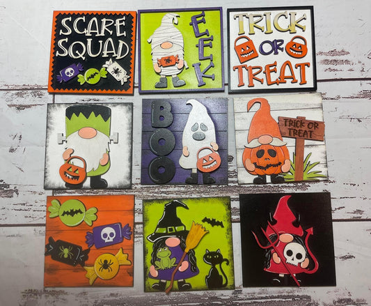 Halloween square inserts