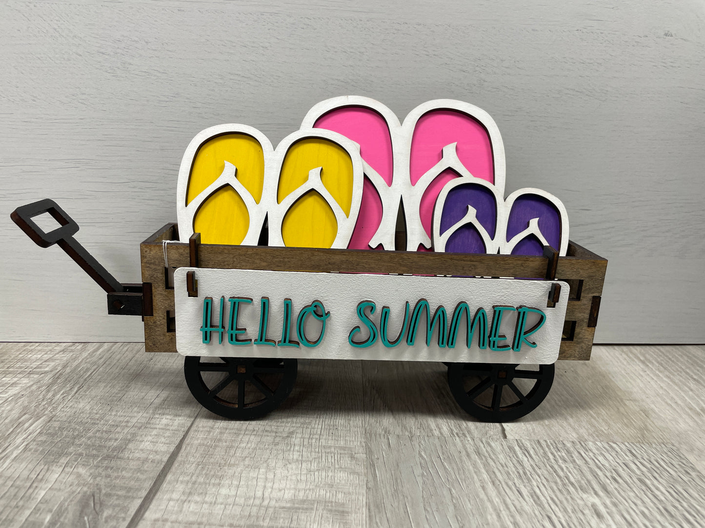 Hello summer interchangeable wagon/shelf set