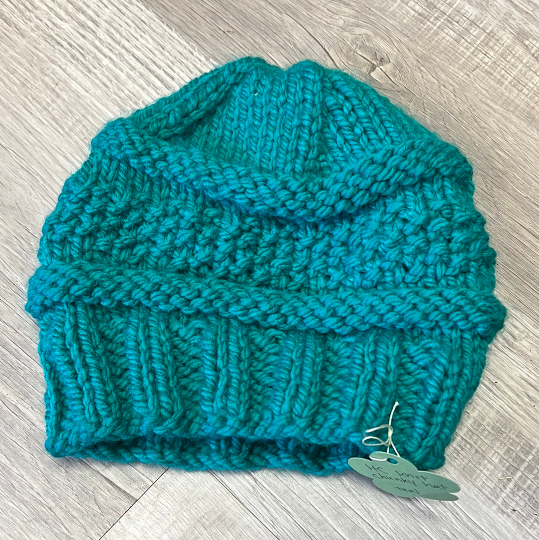 Chunky knit hat