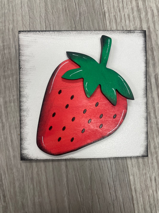 Strawberry square insert