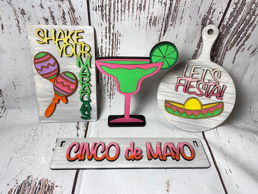 Cinco de mayo wagon/shelf/crate set