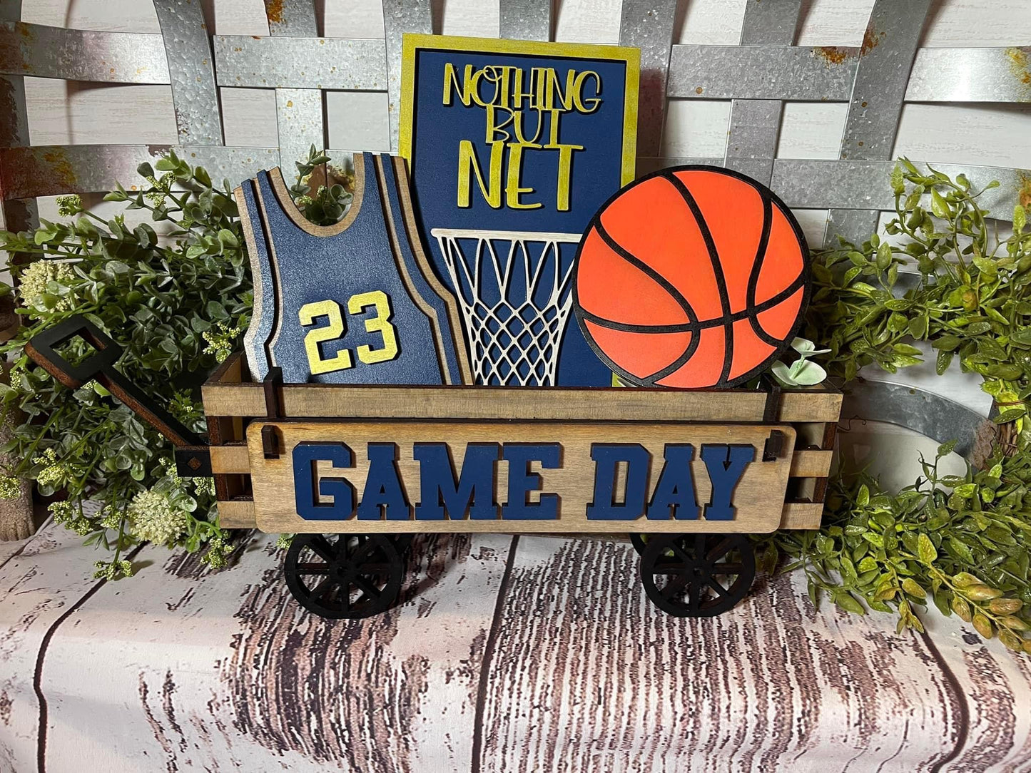 Game day - Basketball wagon/shelf set