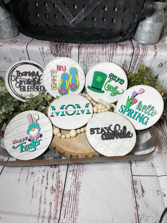 Round interchangeable inserts
