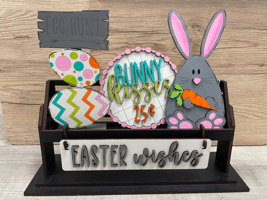 Easter Wishes insert set for wagon/shelf/crate