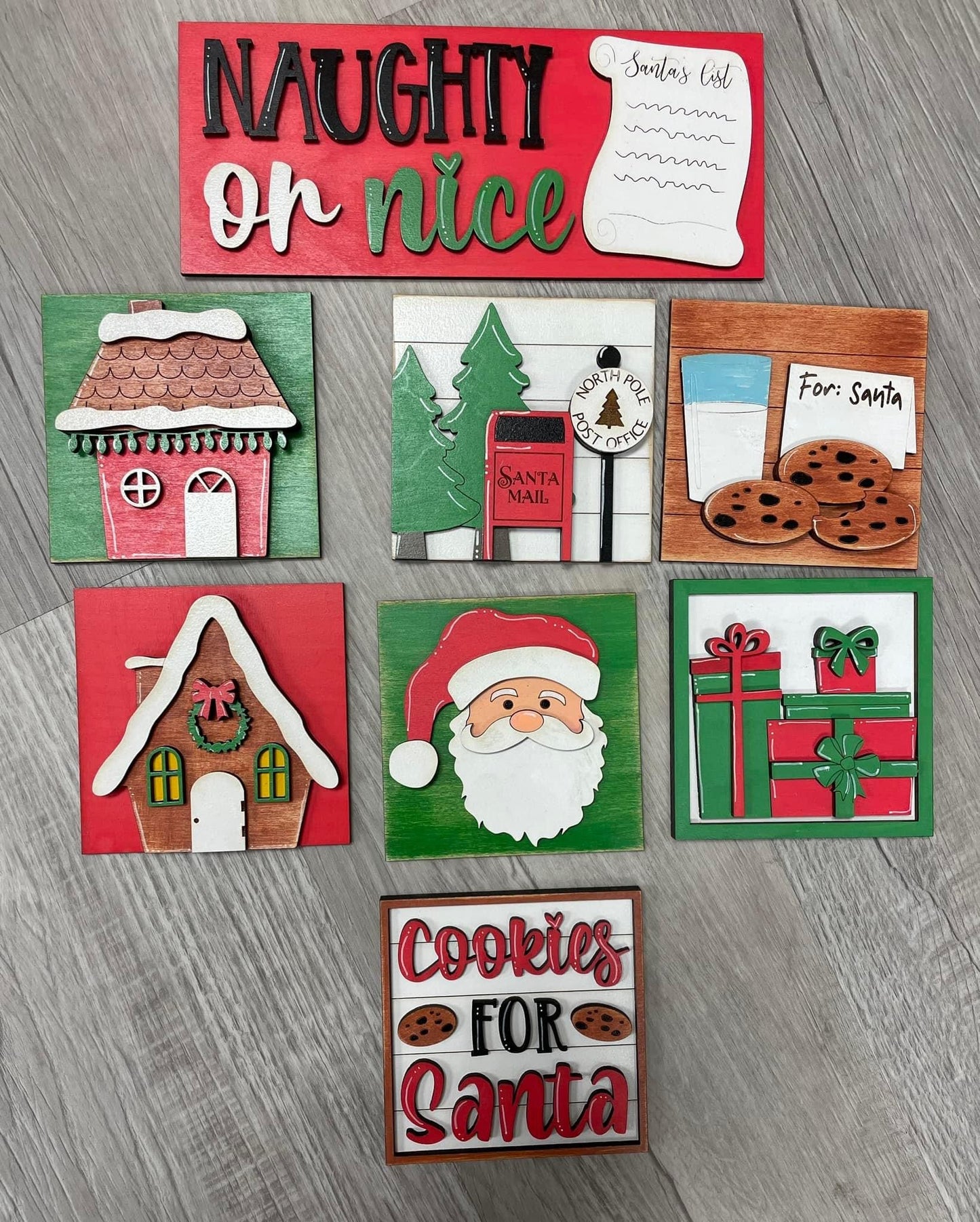 Christmas square inserts