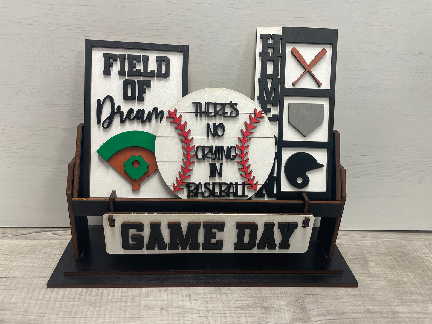 Game day - baseball wagon/shelf set