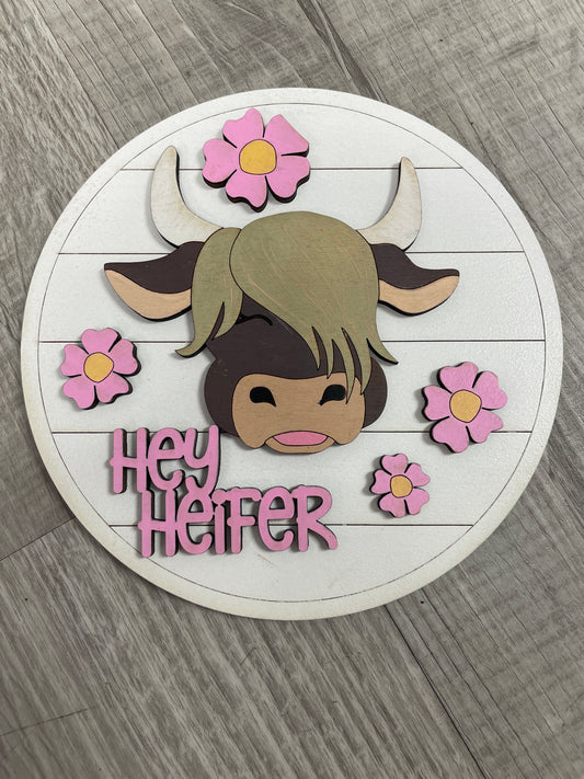 Hey heifer round interchangeable insert