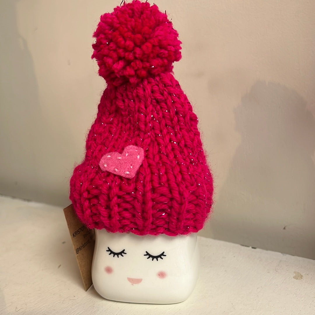 Marshmallow mug hat