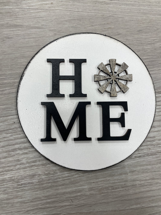 Home (windmill) round interchangeable insert
