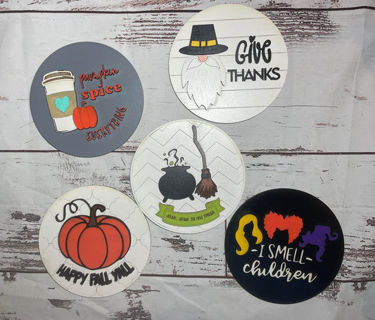 Round interchangeable inserts