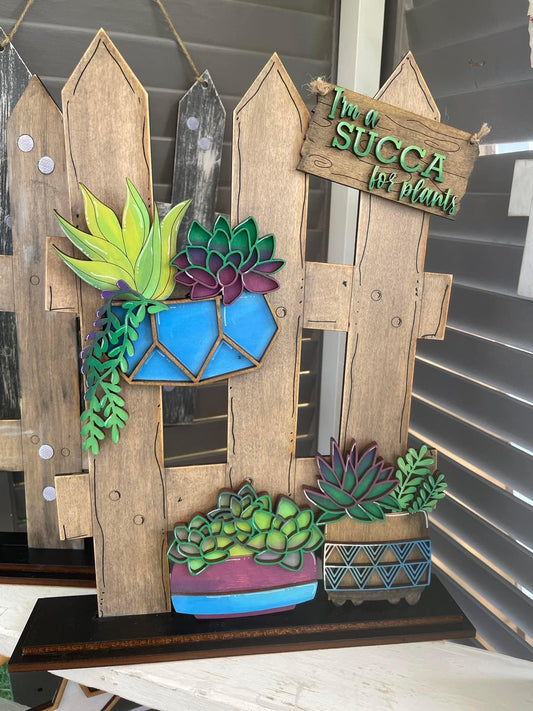 Succulent interchangeable fence set