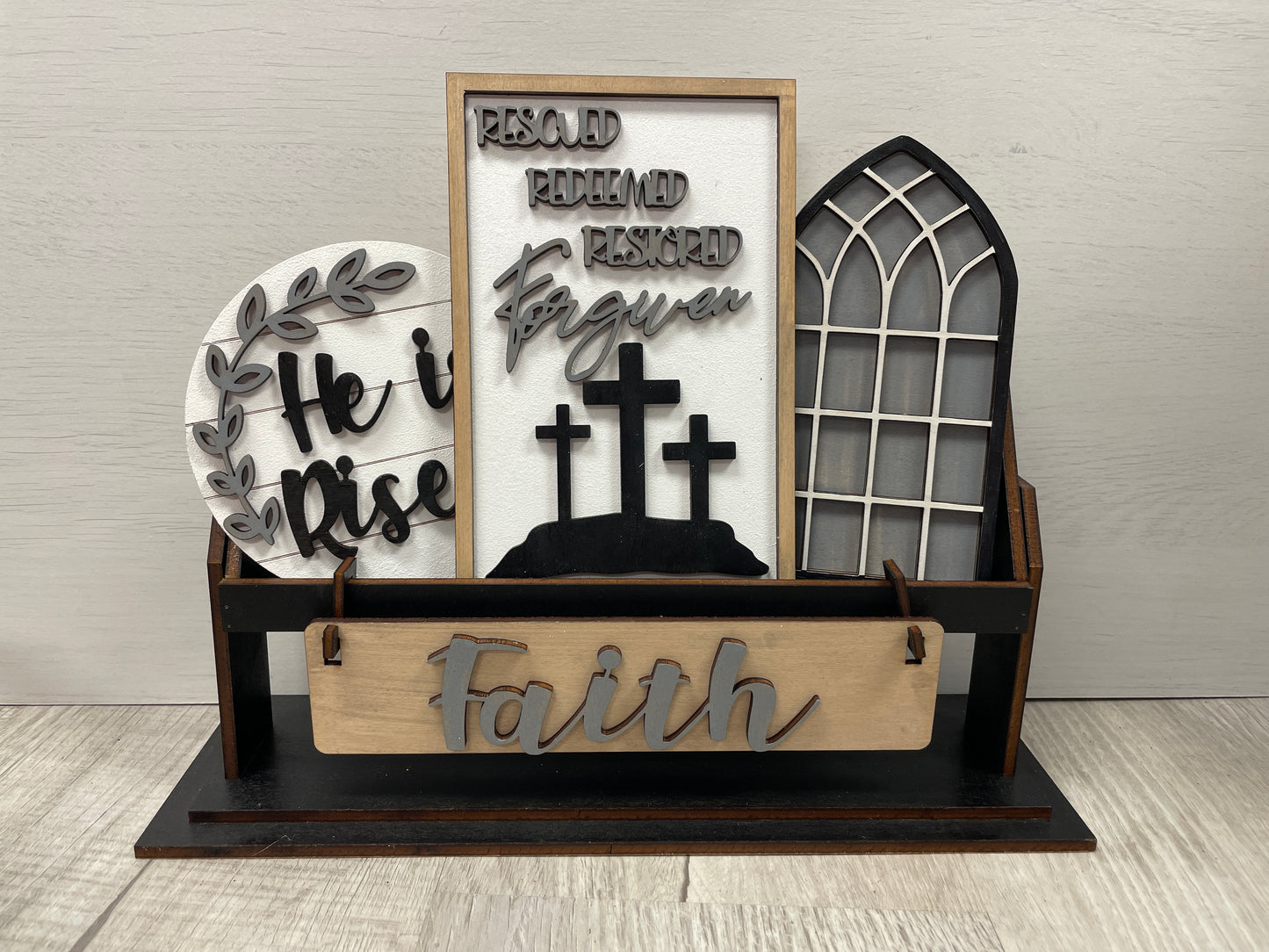 Faith interchangeable wagon/shelf set