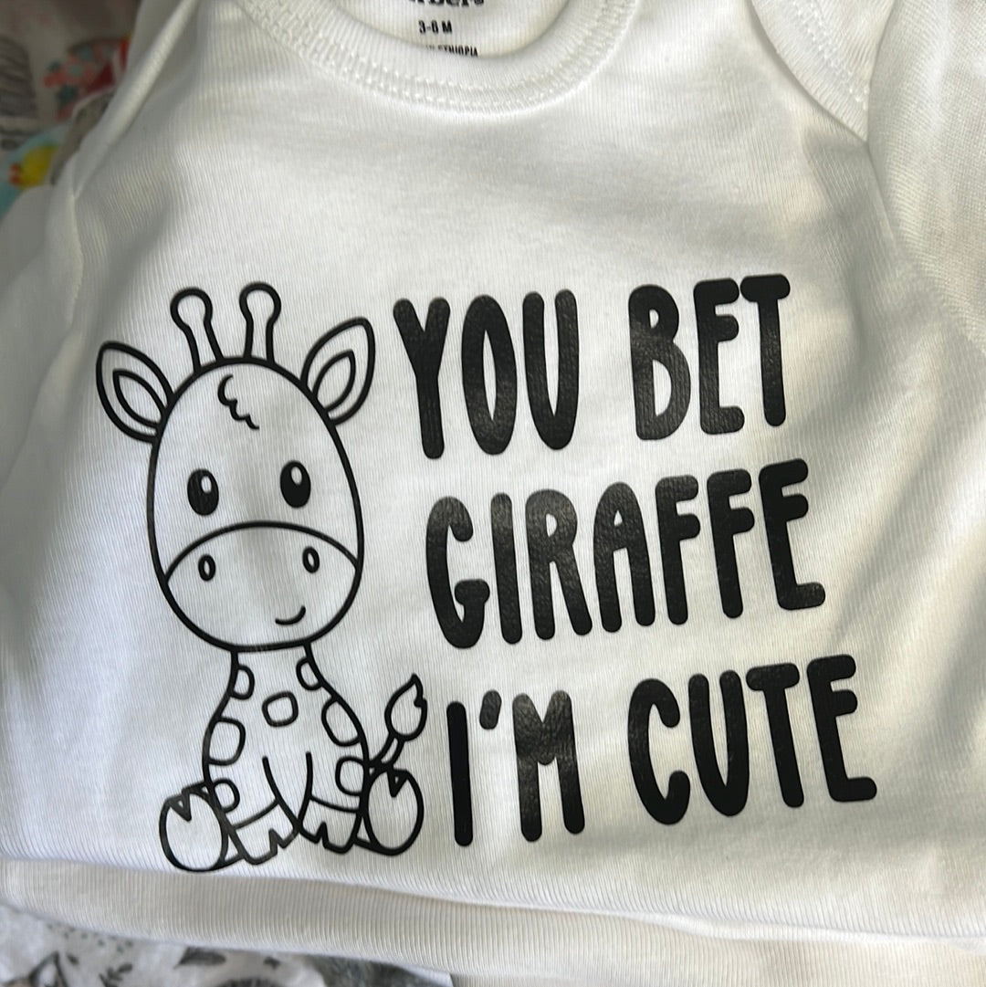 You bet your giraffe I’m cute