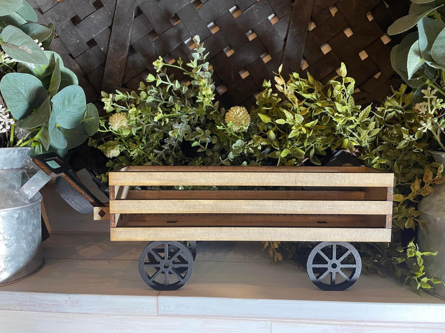 Woof woof dog wagon/shelf set
